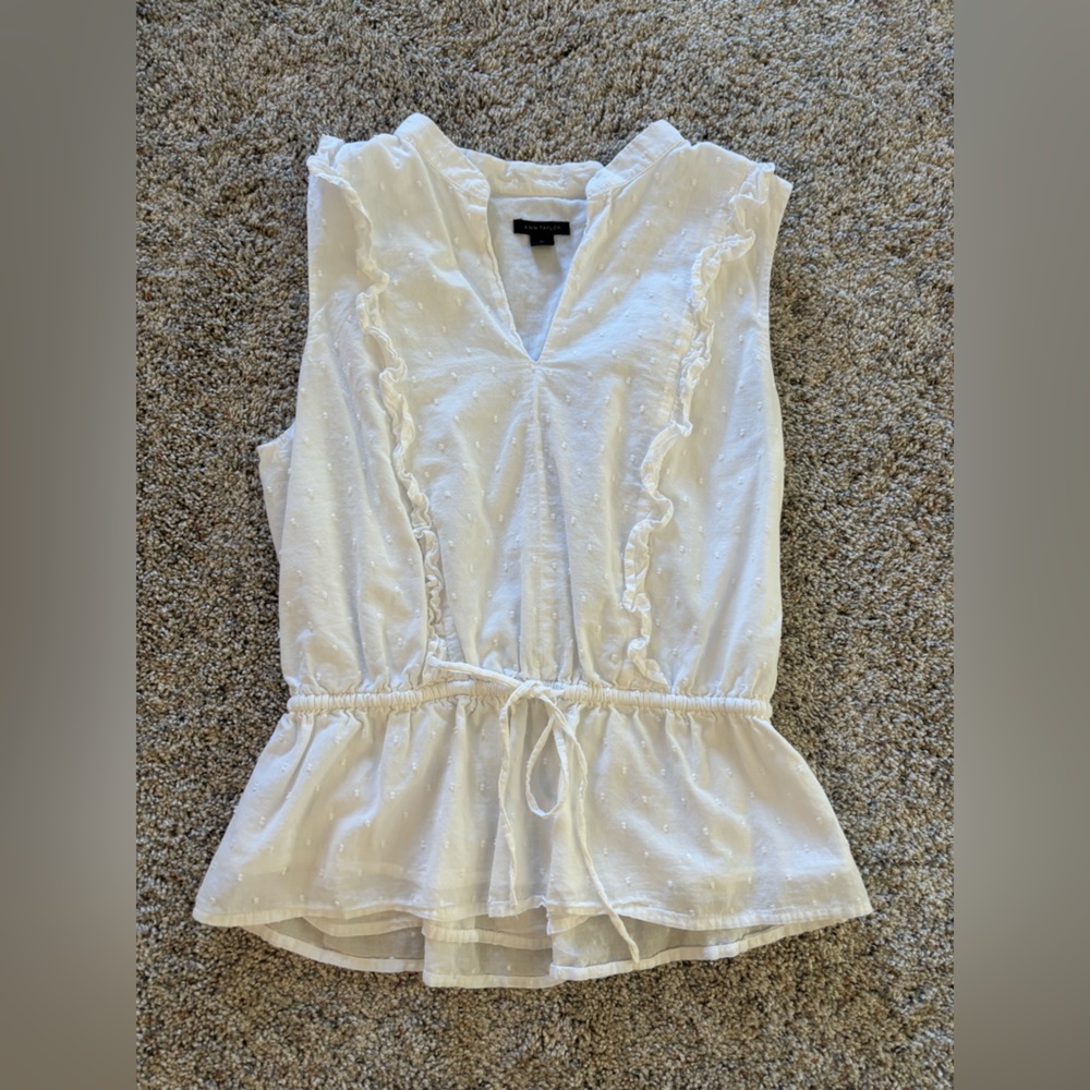 Ann Taylor Peplum Style Top